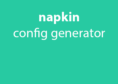 napkin – config file generator